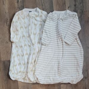 Cozy White and Cream Baby Sleep Sack